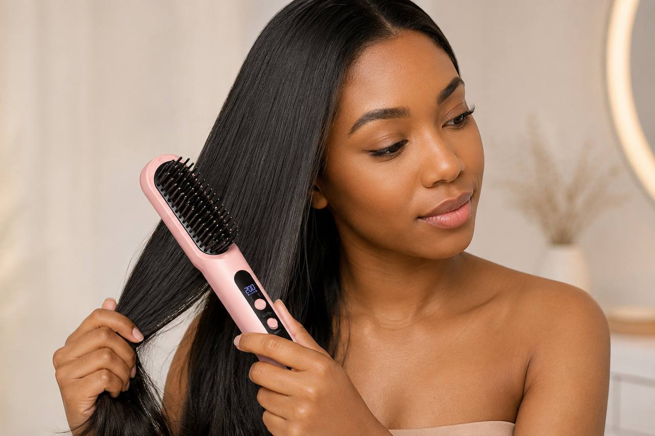 Hair Straightener Brush